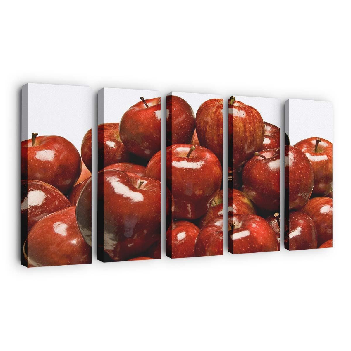 shiny red apples wallpaper